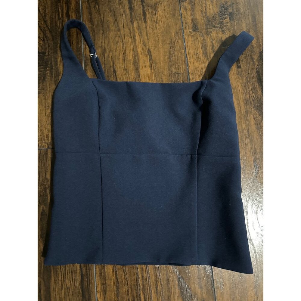 Abercrombie & Fitch Navy Blue Square Neck Tank Top